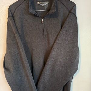 Pebble Beach Performance 1/4 Zip Pullover XL Gray Golf Athletic Top